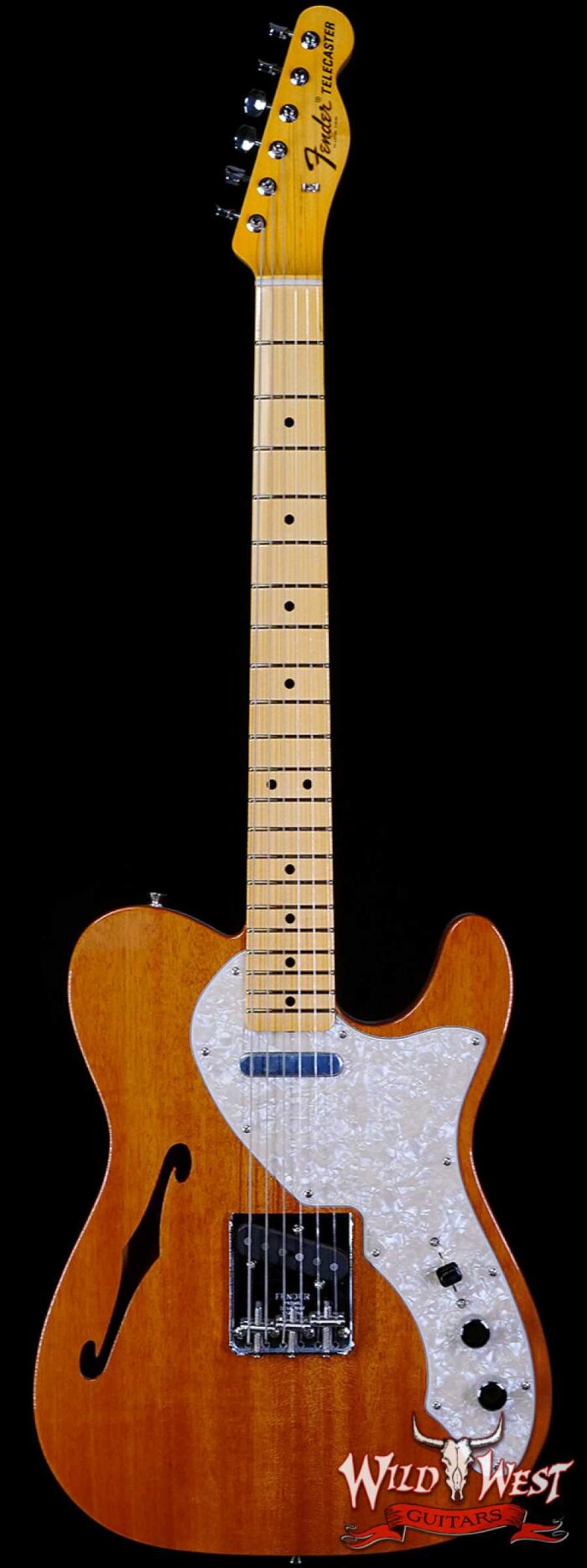 Fender Custom Shop Vintage Custom 1968 Telecaster Thinline Maple Fingerboard NOS Aged Natural - Image 1