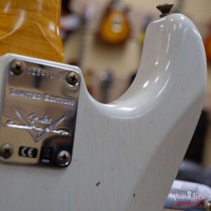 Fender Custom Shop 2021 NAMM Limited Edition 1961 Stratocaster Hardtail Hand-Wound PUs Relic Olympic White - Image 13
