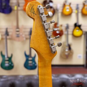 Fender Custom Shop 2021 NAMM Limited Edition 1961 Stratocaster Hardtail Hand-Wound PUs Relic Olympic White - Image 11