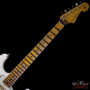 Fender Custom Shop Wild West Exclusive White Lightning Floyd Rose HSS Stratocaster Heavy Relic Maple Neck 21 Frets Torino Red - Image 8