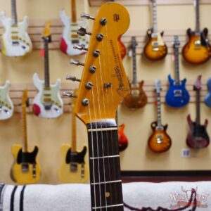 Fender Custom Shop Wild West White Lightning 2.0 Stratocaster HSS Rosewood Board 21 Frets Heavy Relic 3 Tone Sunburst - Image 7