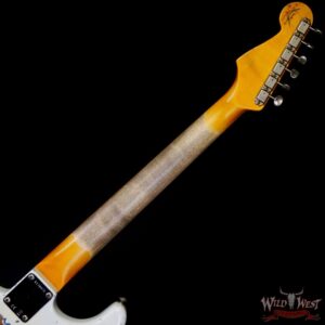 Fender Custom Shop Wild West White Lightning Stratocaster HSS Floyd Rose Maple Board 22 Frets Heavy Relic Lake Placid Blue - Image 5
