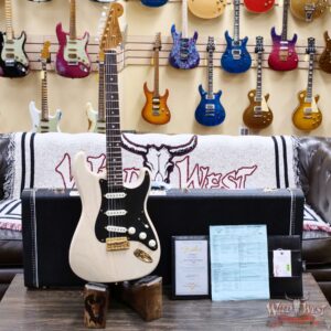Fender Custom Shop American Custom Stratocaster 3A Rosewood Fingerboard Hand-Wound Dual Mag II Pickups NOS Vintage Blonde 7.20 lbs - Image 6