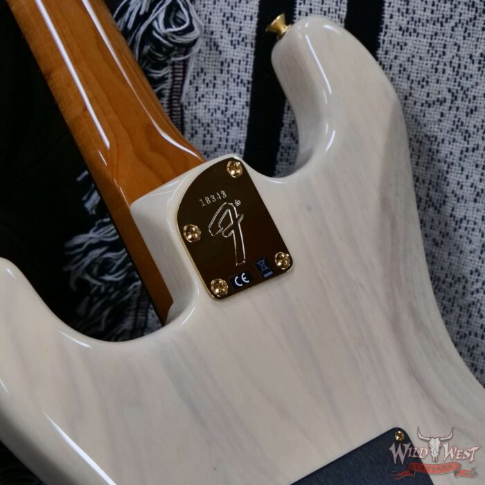 Fender Custom Shop American Custom Stratocaster 3A Rosewood Fingerboard Hand-Wound Dual Mag II Pickups NOS Vintage Blonde 7.20 lbs - Image 12