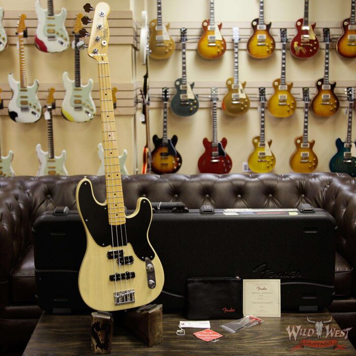 Fender Parallel Universe ‘51 Telecaster PJ Bass Maple Neck Butterscotch Blonde - Image 11