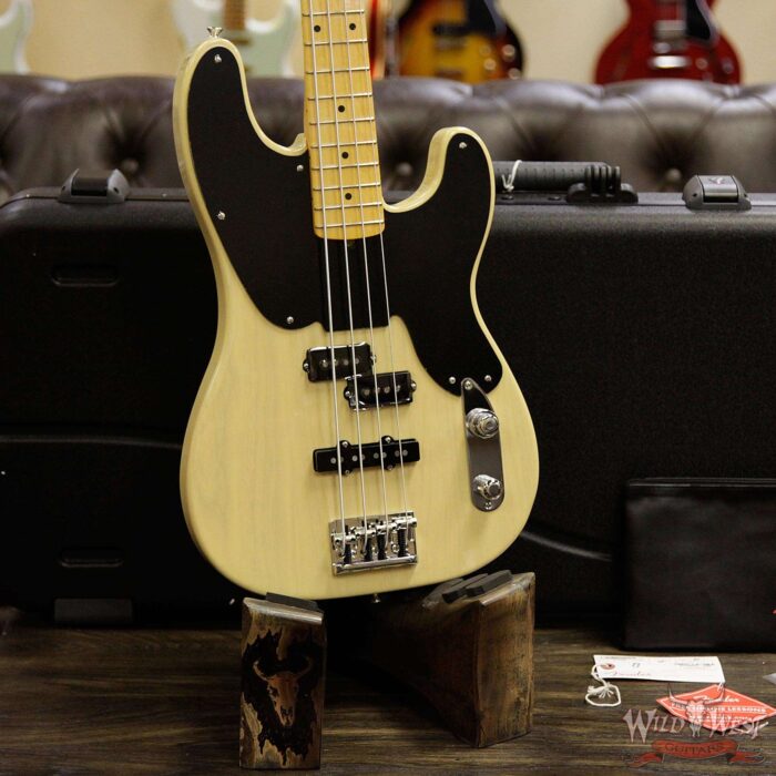 Fender Parallel Universe ‘51 Telecaster PJ Bass Maple Neck Butterscotch Blonde - Image 12