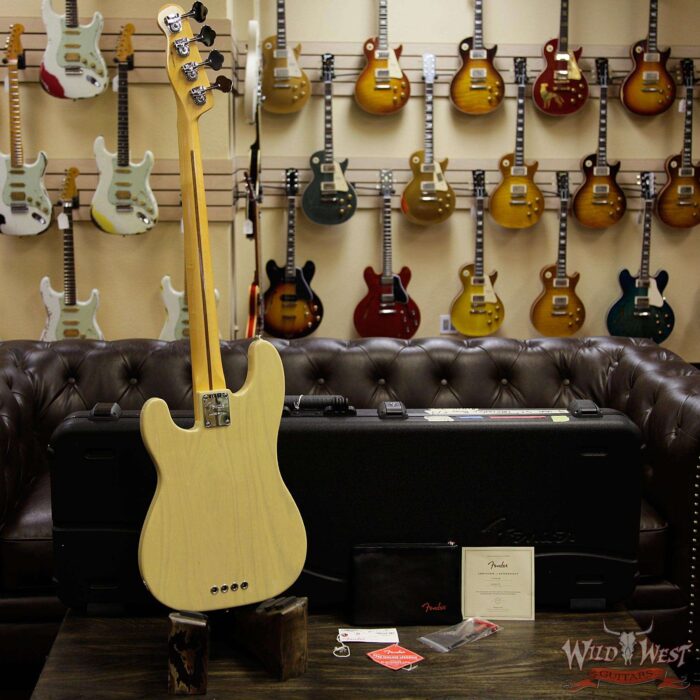 Fender Parallel Universe ‘51 Telecaster PJ Bass Maple Neck Butterscotch Blonde - Image 13