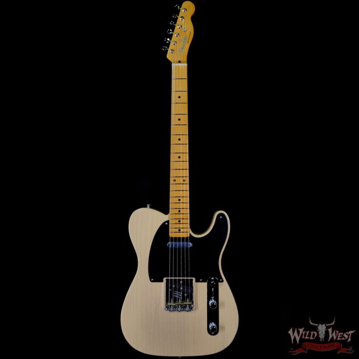 Fender USA 70th Anniversary Broadcaster Maple Fingerboard Blackguard Blonde V2093693 - Image 3