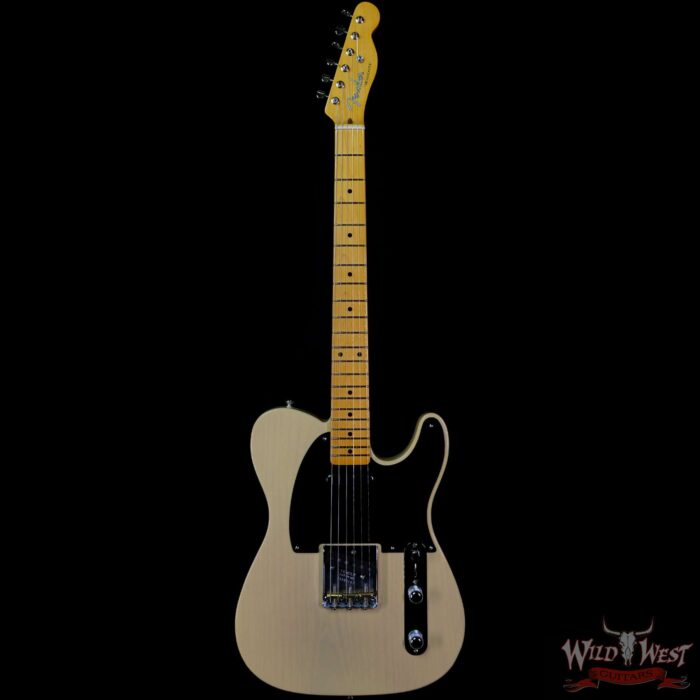Fender USA 70th Anniversary Broadcaster Maple Fingerboard Blackguard Blonde V2095867 - Image 3