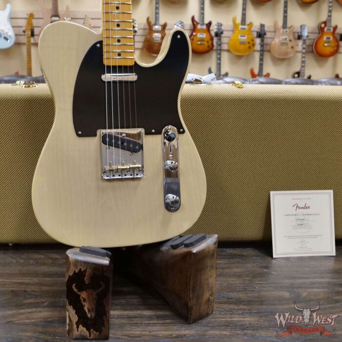 Fender USA 70th Anniversary Broadcaster Maple Fingerboard Blackguard Blonde V2095867 - Image 8