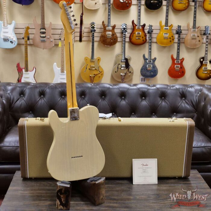 Fender USA 70th Anniversary Broadcaster Maple Fingerboard Blackguard Blonde V2095867 - Image 9