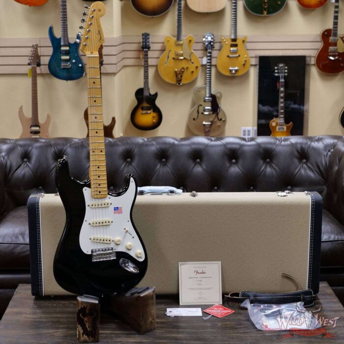 Fender USA Eric Johnson Stratocaster Maple Fingerboard Black - Image 4