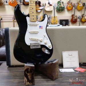 Fender USA Eric Johnson Stratocaster Maple Fingerboard Black - Image 6