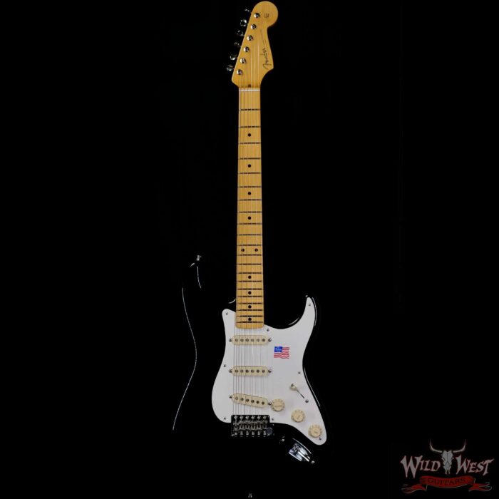 Fender USA Eric Johnson Stratocaster Maple Fingerboard Black - Image 3