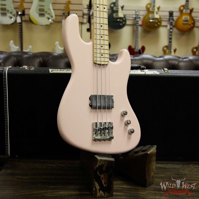 Fender USA Flea Signature Active Jazz Bass Shell Pink - Image 7