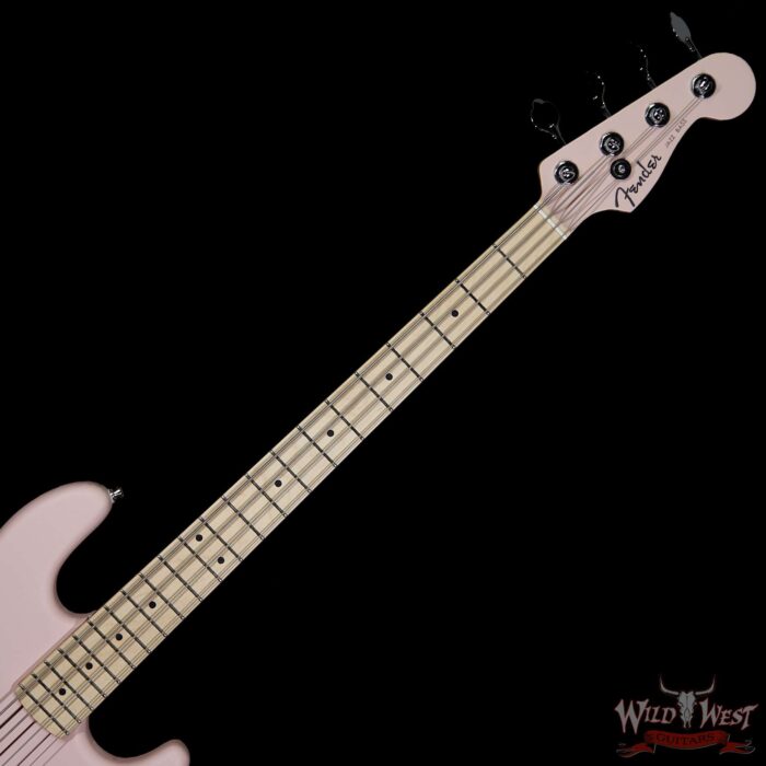 Fender USA Flea Signature Active Jazz Bass Shell Pink - Image 4