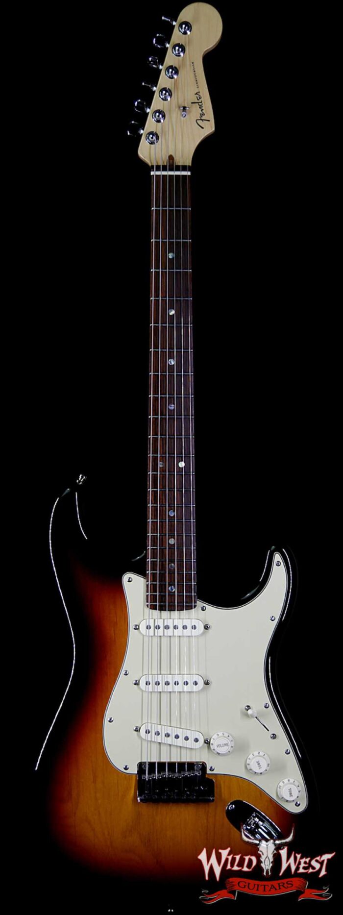2005 Fender American Stratocaster Deluxe Rosewood Fingerboard with S-1 Switch 3 Tone Sunburst - Image 1