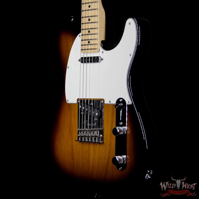 2015 Fender USA American Standard Telecaster Maple Neck 2 Tone Sunburst - Image 2