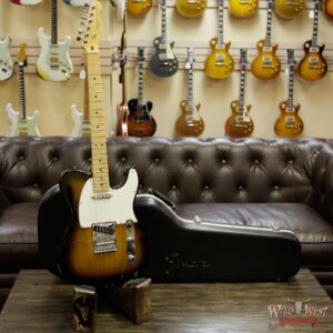 2015 Fender USA American Standard Telecaster Maple Neck 2 Tone Sunburst - Image 4
