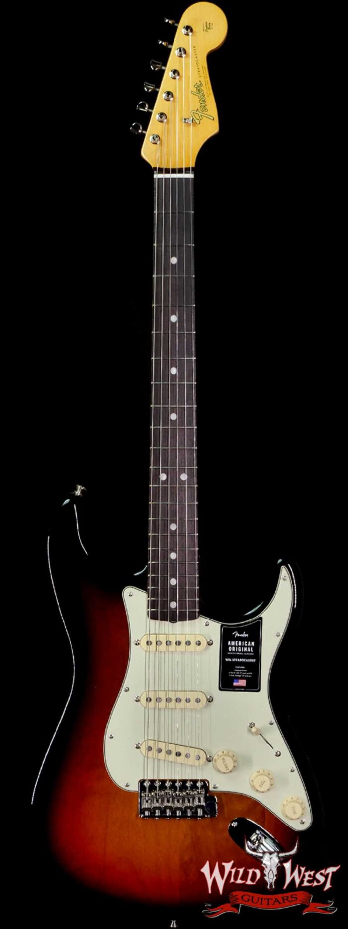 Fender American Original ‘60s Stratocaster Rosewood Fingerboard 3 Tone Sunburst - Image 1