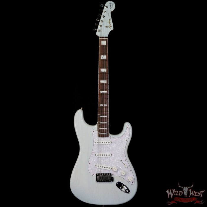 Fender USA Kenny Wayne Shepherd Stratocaster Rosewood Fingerbooard Transparent Faded Sonic Blue - Image 3