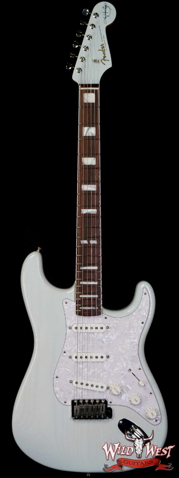 Fender USA Kenny Wayne Shepherd Stratocaster Rosewood Fingerbooard Transparent Faded Sonic Blue - Image 1
