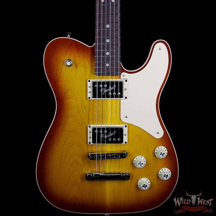 Fender Limited Edition Parallel Universe Troublemaker Tele Deluxe with Rosewood Fingerboard Ice Tea Burst - Image 3