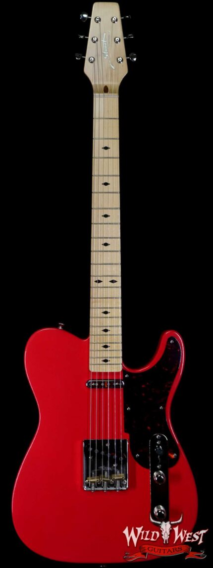 Fred Stuart Wild West 20th Anniversary Diamond Back Snake Head Maple Neck Fiesta Red # 20 of 20
