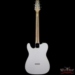 Fred Stuart Wild West 20th Anniversary Diamond Back Snake Head Guitar Maple Neck Olympic White #09 - Image 5