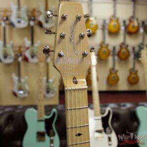 Fred Stuart Wild West 20th Anniversary Diamond Back Snake Head Guitar Maple Neck Olympic White #09 - Image 6