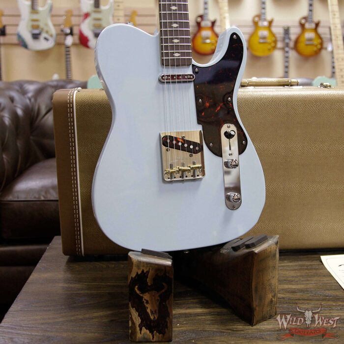 Fred Stuart Wild West 20th Anniversary Diamond Back Snake Head Rosewood Board Sonic Blue # 07 - Image 11