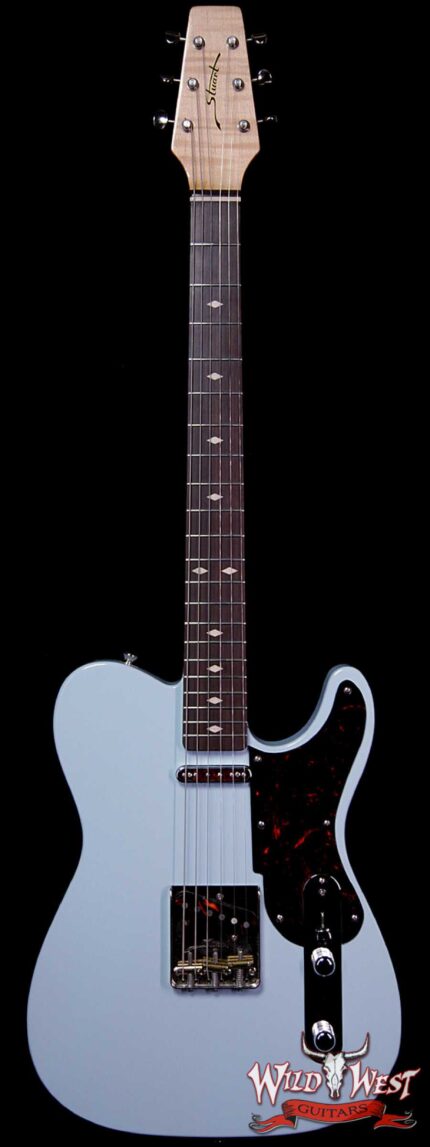 Fred Stuart Wild West 20th Anniversary Diamond Back Snake Head Rosewood Board Sonic Blue # 07