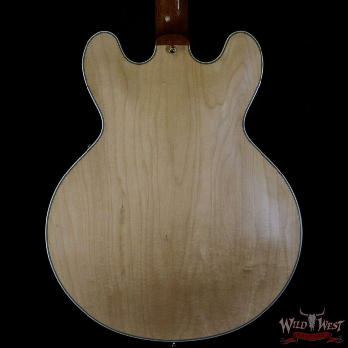 2020 NAMM Gibson Custom Shop 1959 ES-355 Reissue VOS Stop Bar Ebony Fingerboard Vintage Natural - Image 6