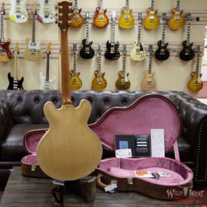 2020 NAMM Gibson Custom Shop 1959 ES-355 Reissue VOS Stop Bar Ebony Fingerboard Vintage Natural - Image 13