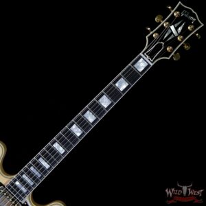 2020 NAMM Gibson Custom Shop 1959 ES-355 Reissue VOS Stop Bar Ebony Fingerboard Vintage Natural - Image 8