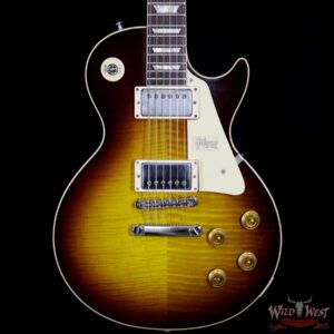 Gibson Custom Shop M2M Hand Selected Kill Top 60th Anniversary 1959 Les Paul Standard VOS Tobacco Sunburst 8.55 lbs - Image 3