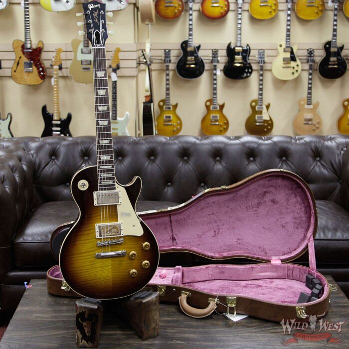 Gibson Custom Shop M2M Hand Selected Kill Top 60th Anniversary 1959 Les Paul Standard VOS Tobacco Sunburst 8.55 lbs - Image 11