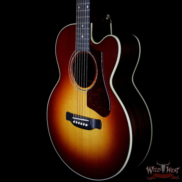 2018 Gibson Montana Parlor Rosewood AG(Avant Garde) Cutaway Acoustic Electric Sunset Burst - Image 2