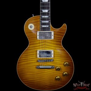 Gibson Custom Shop Historic 1959 Les Paul Lite Aged R9 Brazilian Rosewood Board Dirty Lemon 8.20 Lbs - Image 3