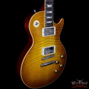 Gibson Custom Shop Historic 1959 Les Paul Lite Aged R9 Brazilian Rosewood Board Dirty Lemon 8.20 Lbs - Image 4
