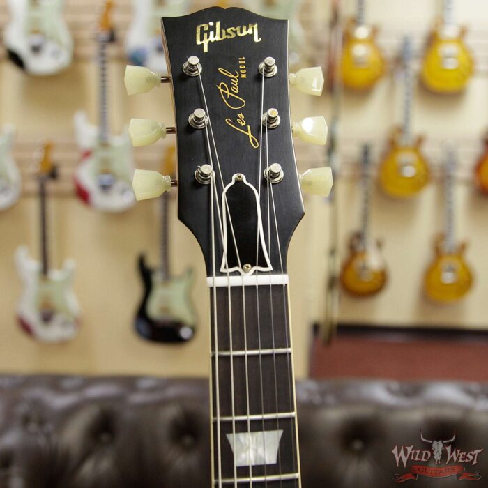 Gibson Custom Shop Historic 1959 Les Paul Vintage Gloss Brazilian Rosewood Fingerboard Green Lemon 8.75 LBS - Image 7