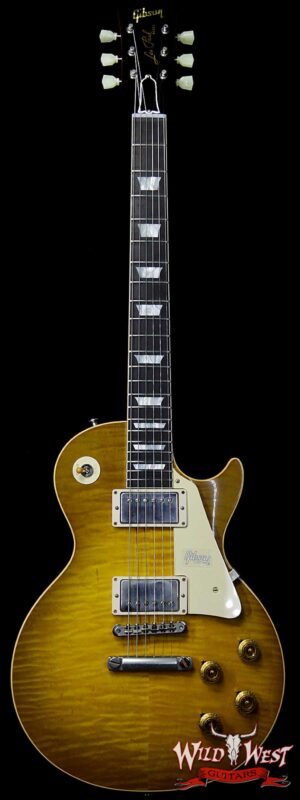 Gibson Custom Shop Historic 1959 Les Paul Vintage Gloss Brazilian Rosewood Fingerboard Green Lemon 8.75 LBS