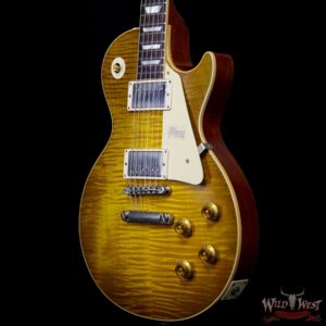 Gibson Custom Shop Historic 1959 Les Paul Vintage Gloss Brazilian Rosewood Fingerboard Green Lemon 8.85 LBS - Image 2