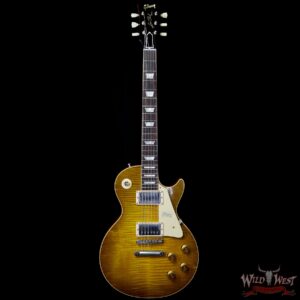 Gibson Custom Shop Historic 1959 Les Paul Vintage Gloss Brazilian Rosewood Fingerboard Green Lemon 8.85 LBS - Image 4