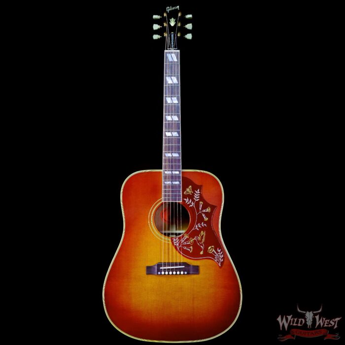 Gibson Custom Shop 1960 Hummingbird Fixed Bridge Heritage Cherry Sunburst - Image 3