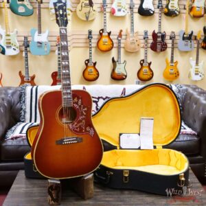 Gibson Custom Shop 1960 Hummingbird Fixed Bridge Heritage Cherry Sunburst - Image 6
