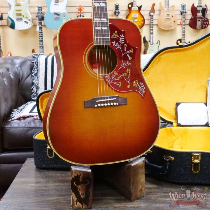 Gibson Custom Shop 1960 Hummingbird Fixed Bridge Heritage Cherry Sunburst - Image 8