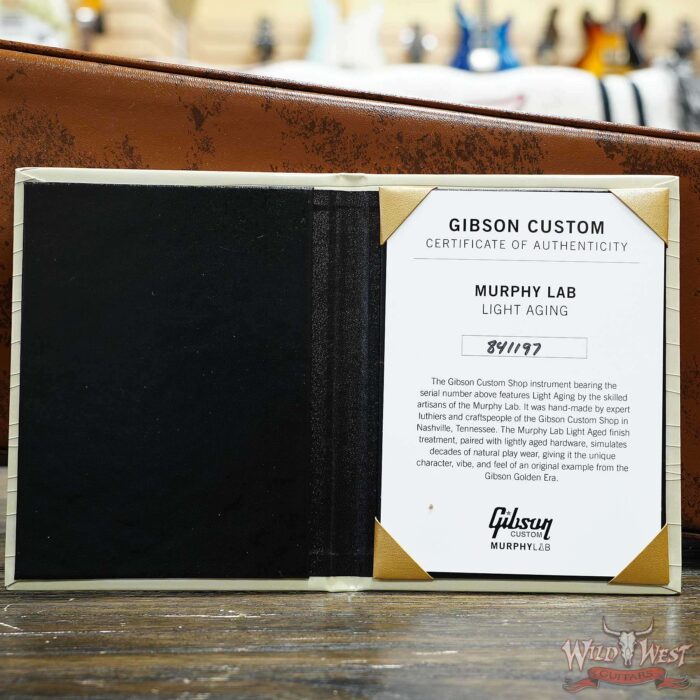 Gibson Custom Shop M2M 1958 Les Paul Standard Reissue Murphy Lab Light Aged Green Lemon Fade 8.45 LBS - Image 16