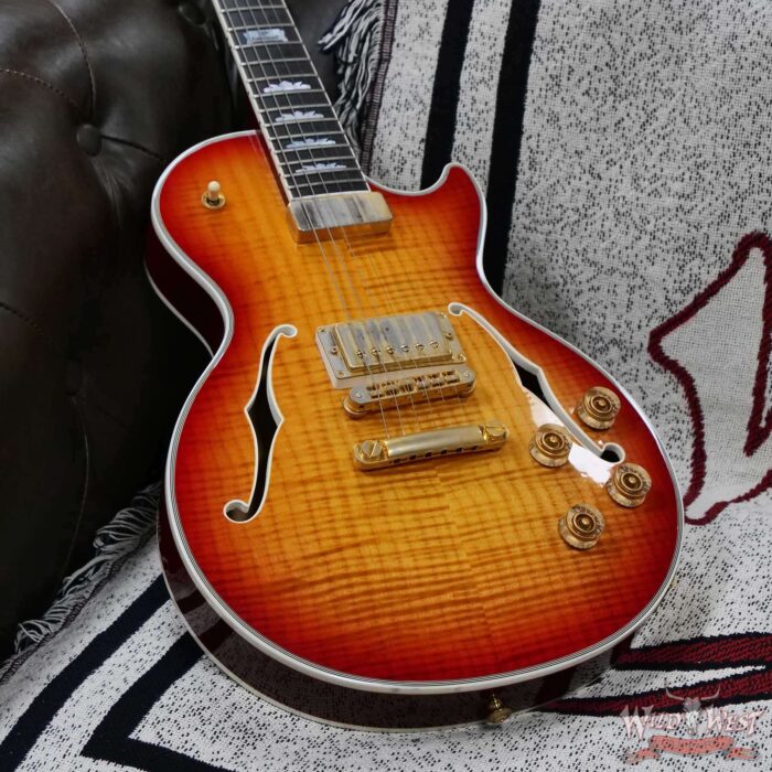 2014 Gibson 120th Anniversary Les Paul Supreme Flame Maple Top & Back Mahogany Middle Sunburst 8.40 LBS - Image 8