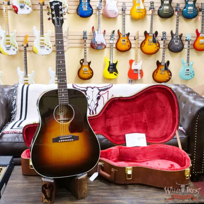 Gibson Mordern Acoustic J-45 Standard Vintage Sunburst Electric-Acoustic Guitar - Image 5